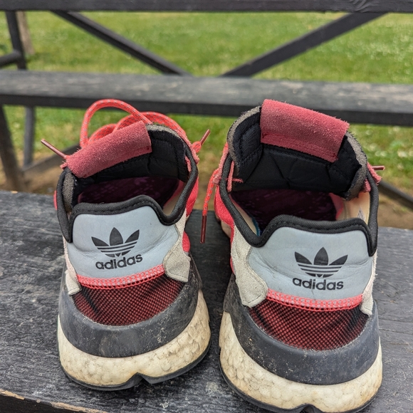 Adidas Men’s Nite Jogger “Shock Red” EE5883 Size 11.5 - Picture 5 of 10